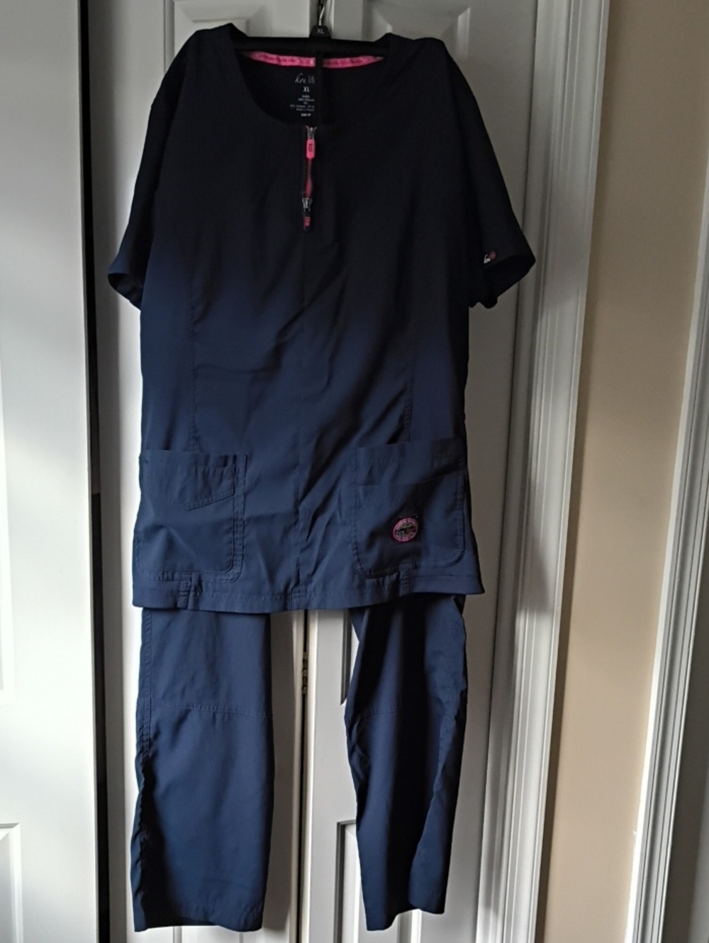 Koi Lite Navy Scrub Set Women's XL